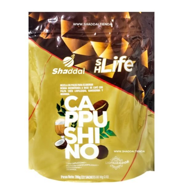 CAFÉ CAPPUSHINO CON GANODERMA Y MORINGA - Imagen 2