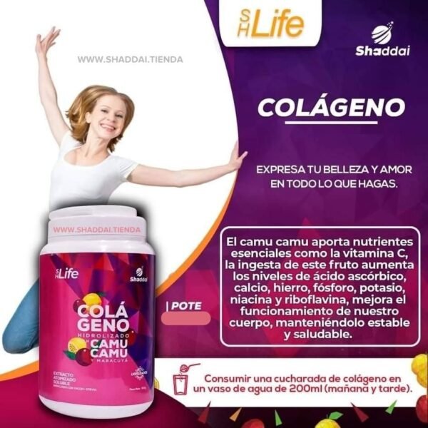 COLÁGENO HIDROLIZADO CON CAMU CAMU - Imagen 2