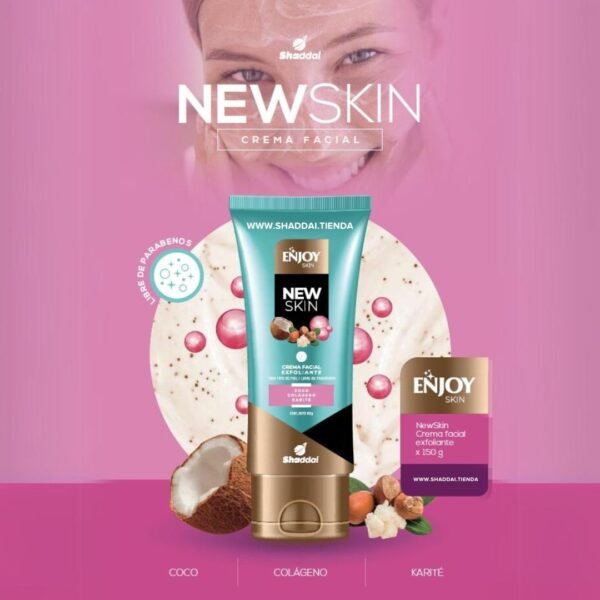 New Skin Crema Facial Exfoliante - Imagen 2