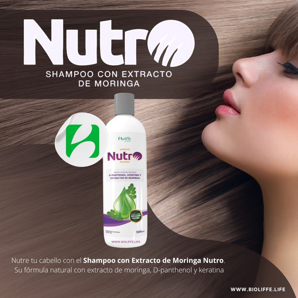 Shampoo con Moringa NUTRO - Imagen 2
