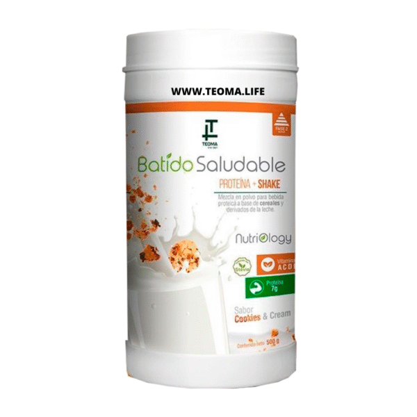 BATIDO SALUDABLE Cookies and Cream de 500 gramos - Imagen 2