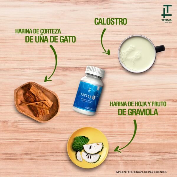 FACTOR T PRO Frasco de 100 cápsulas - Imagen 3