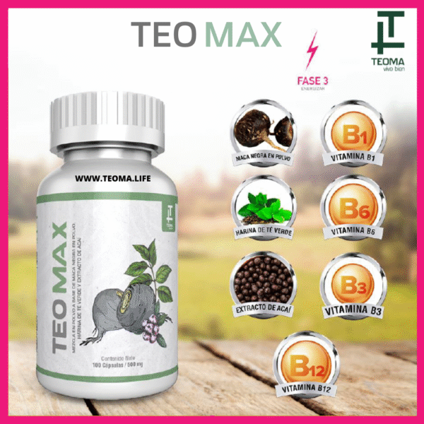 TEOMAX Frasco de 100 cápsulas